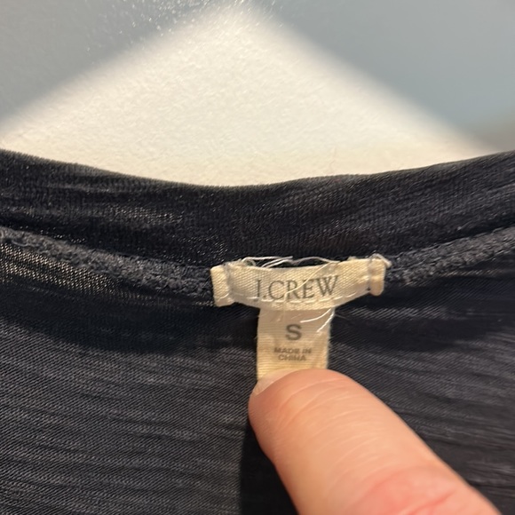 J. Crew Sleeveless Ruffle Tee - Picture 3 of 4